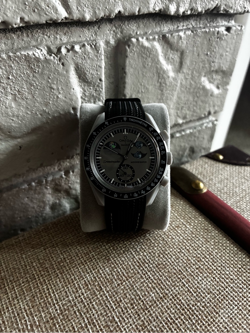 Omega Speedmaster Black and Silver Dial Chronograph Watch